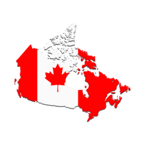 Carte du canada - Canada map