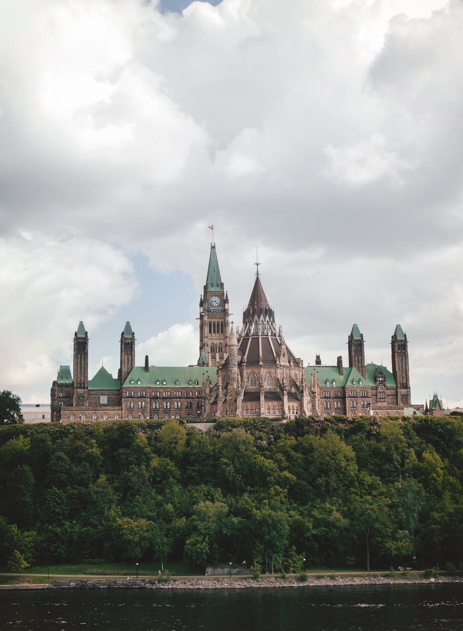photo of beige and green castle