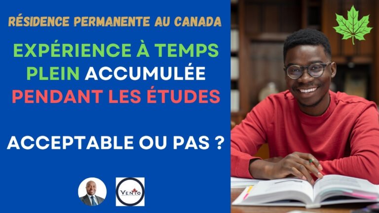 IRCC accepte-t-il le travail à temps plein pendant les études pour la résidence permanente ?